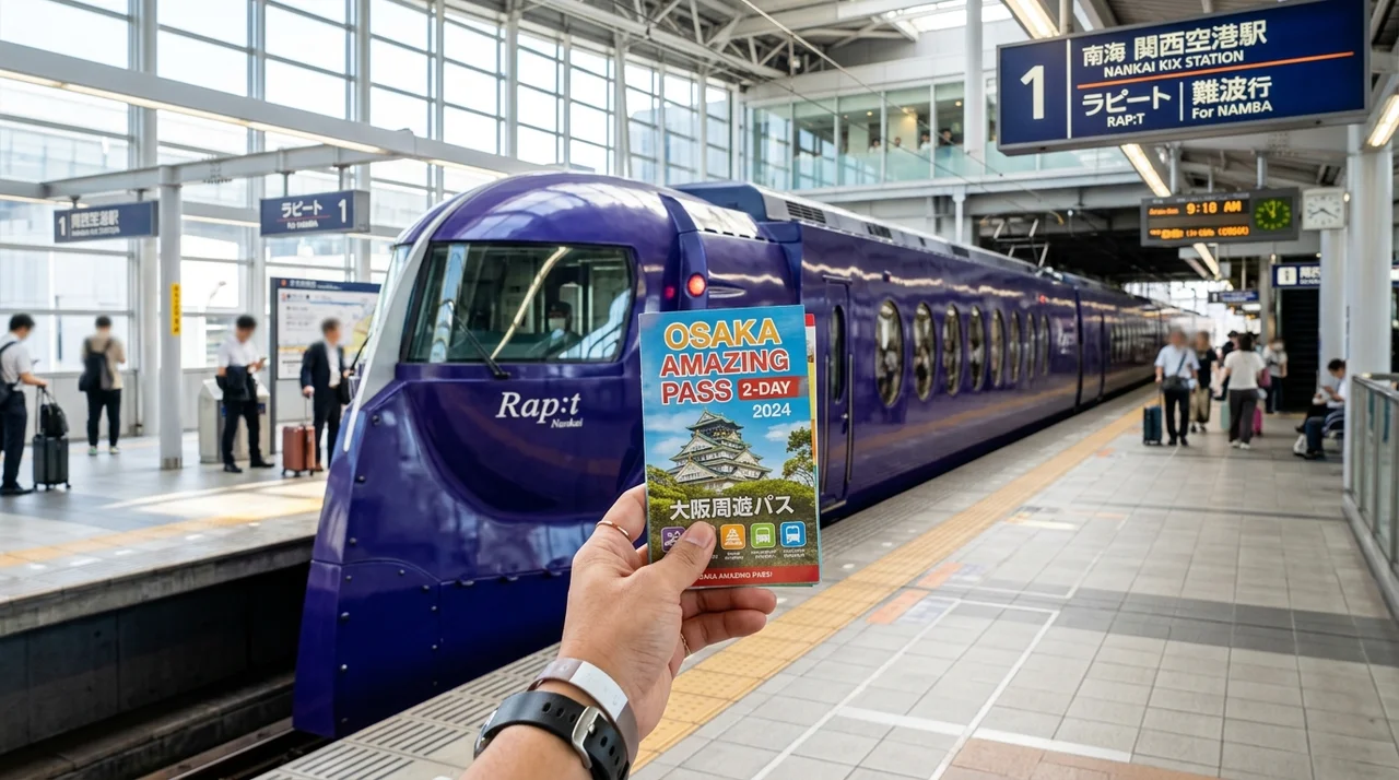 오사카 주유패스 난카이 라피트 예약 총정리: 뽕 뽑는 여행 꿀팁