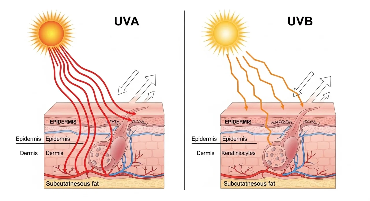 선크림 지수, 왜 복잡하게 두 가지나 있을까요?