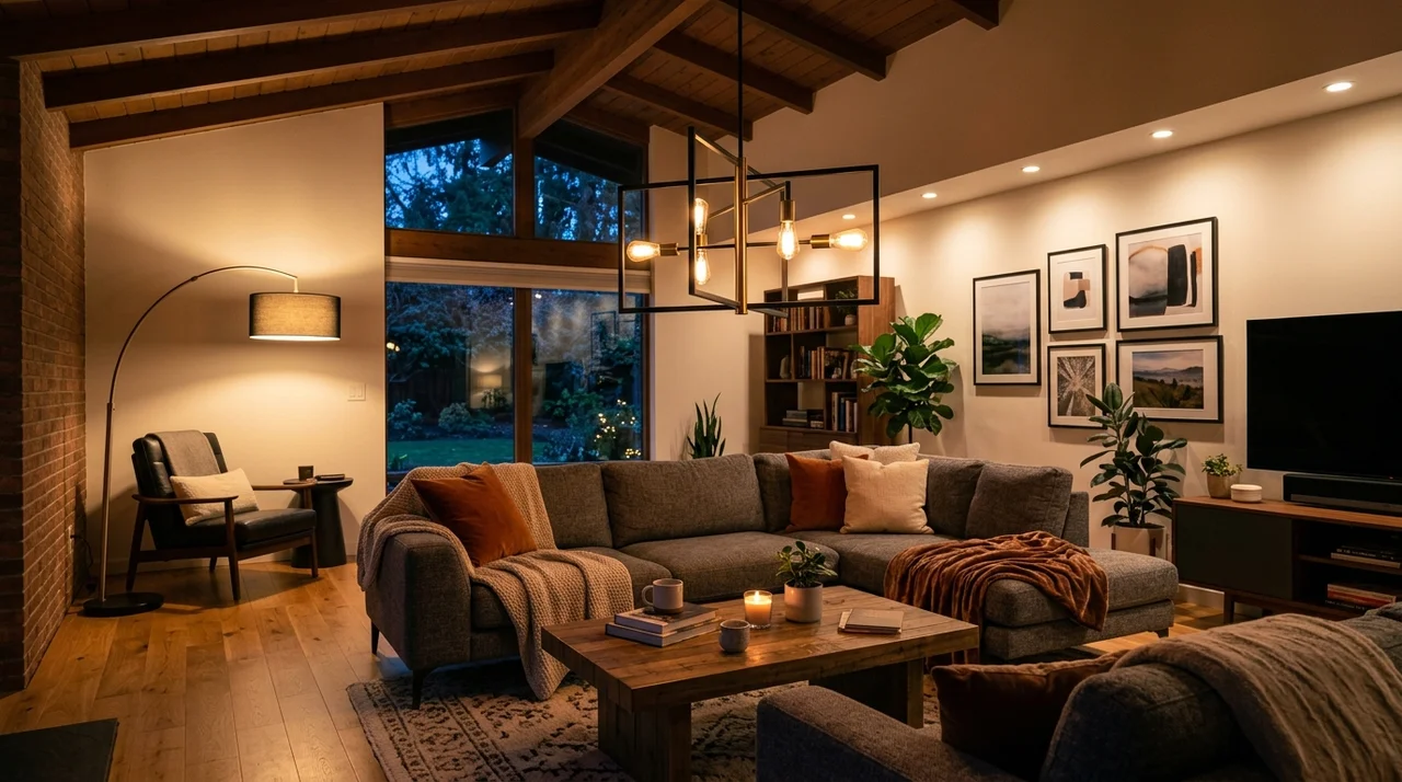 인테리어 조명으로 거실 분위기 바꾸기: 실패 없는 5가지 꿀팁