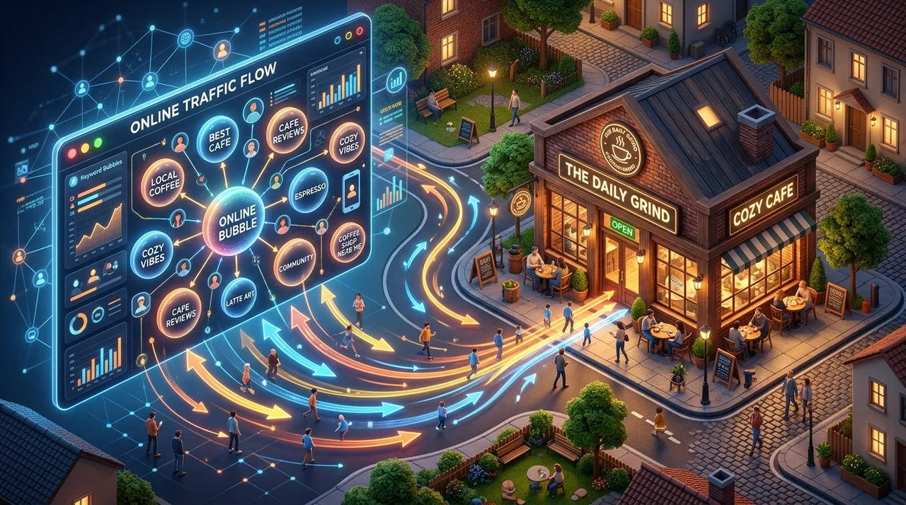 카페 트래픽 유도를 위한 키워드 전략 5가지: 상위 노출 비결