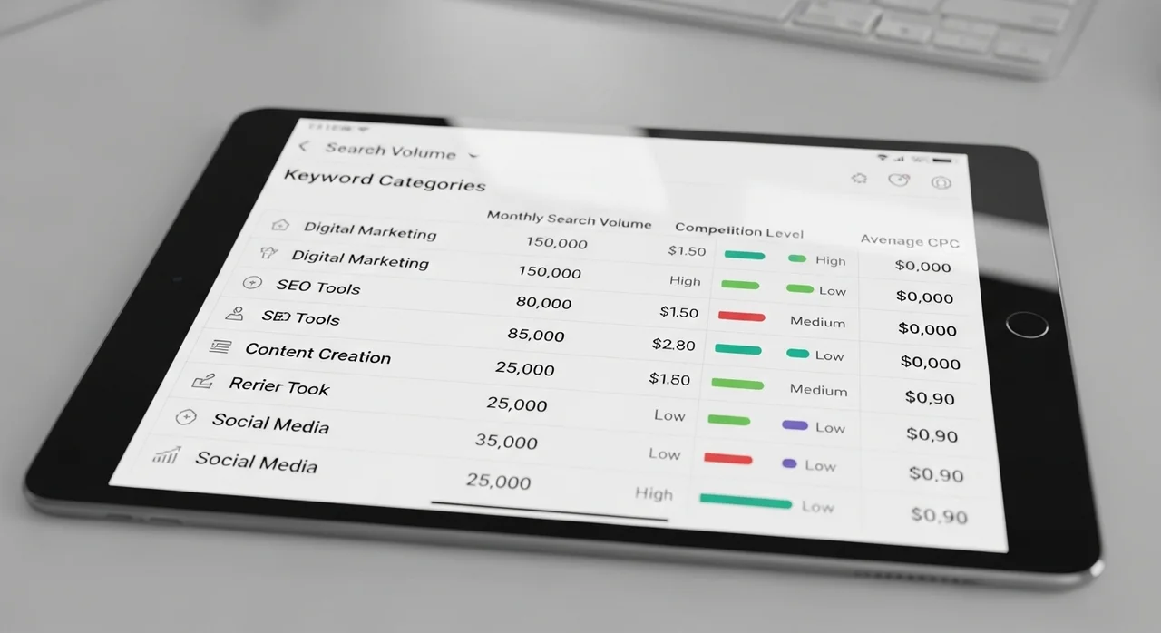 전략적 키워드 분류: 어떤 키워드를 먼저 잡아야 할까?
