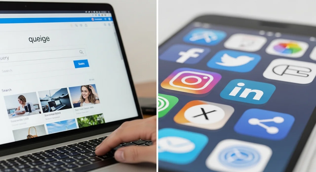 유입 경로 다각화: 내부 유도 vs 외부 유입