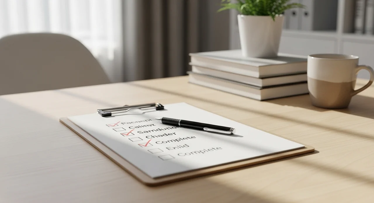 보수 교육 신청 전 체크리스트