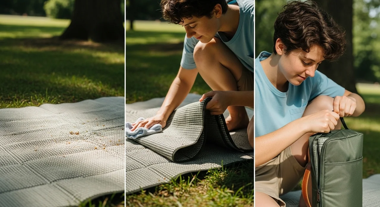 돗자리 수명을 늘리는 관리 및 보관법