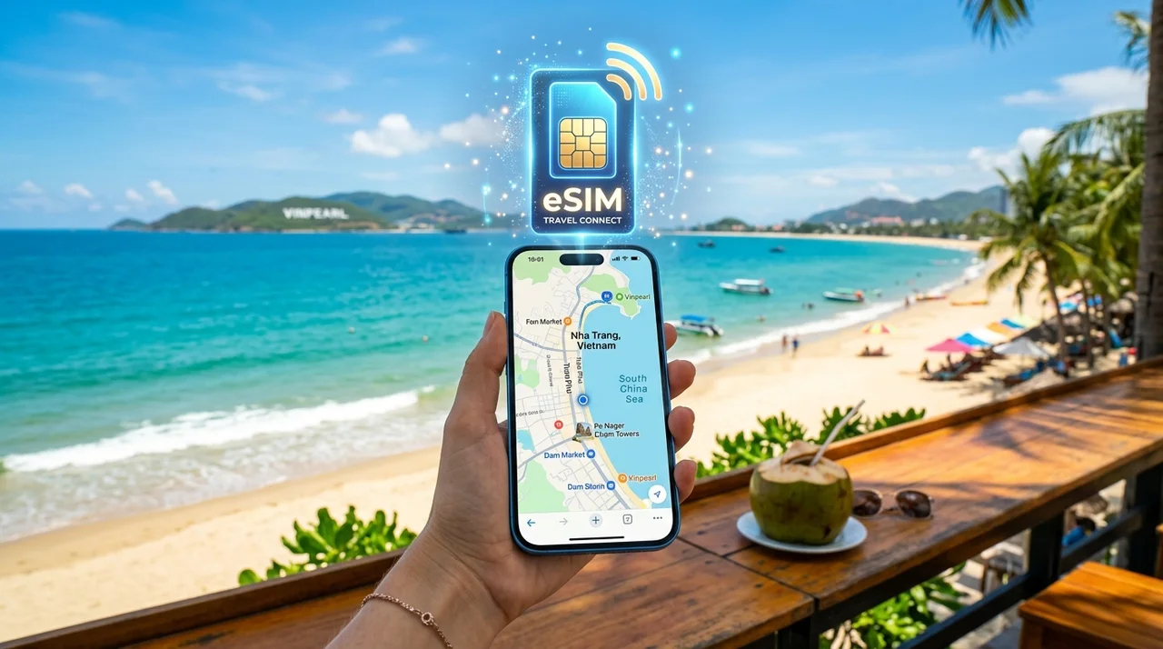 나트랑 여행 데이터 사용 팁: 유심 vs 이심(eSIM) 완벽 비교 가이드