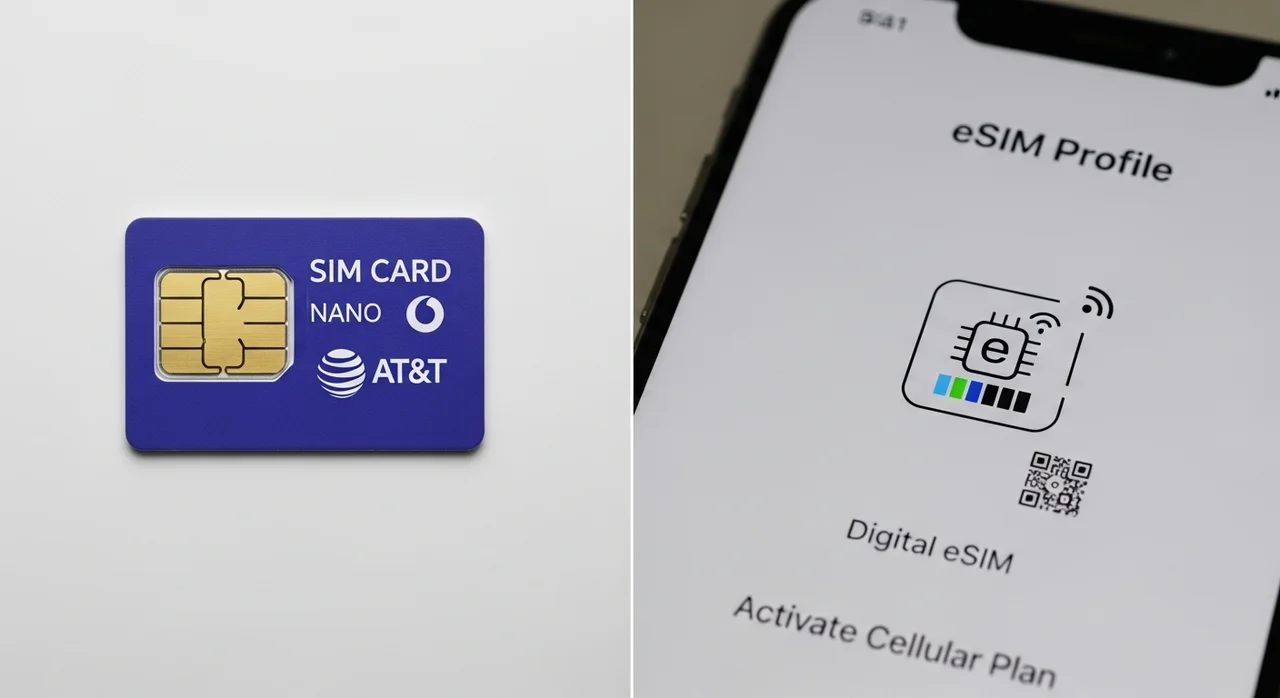 유심(USIM) vs 이심(eSIM) 한눈에 비교하기