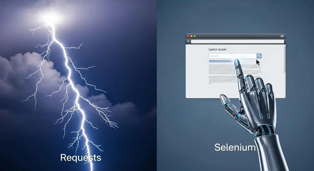 라이브러리 선택 가이드: Requests vs Selenium