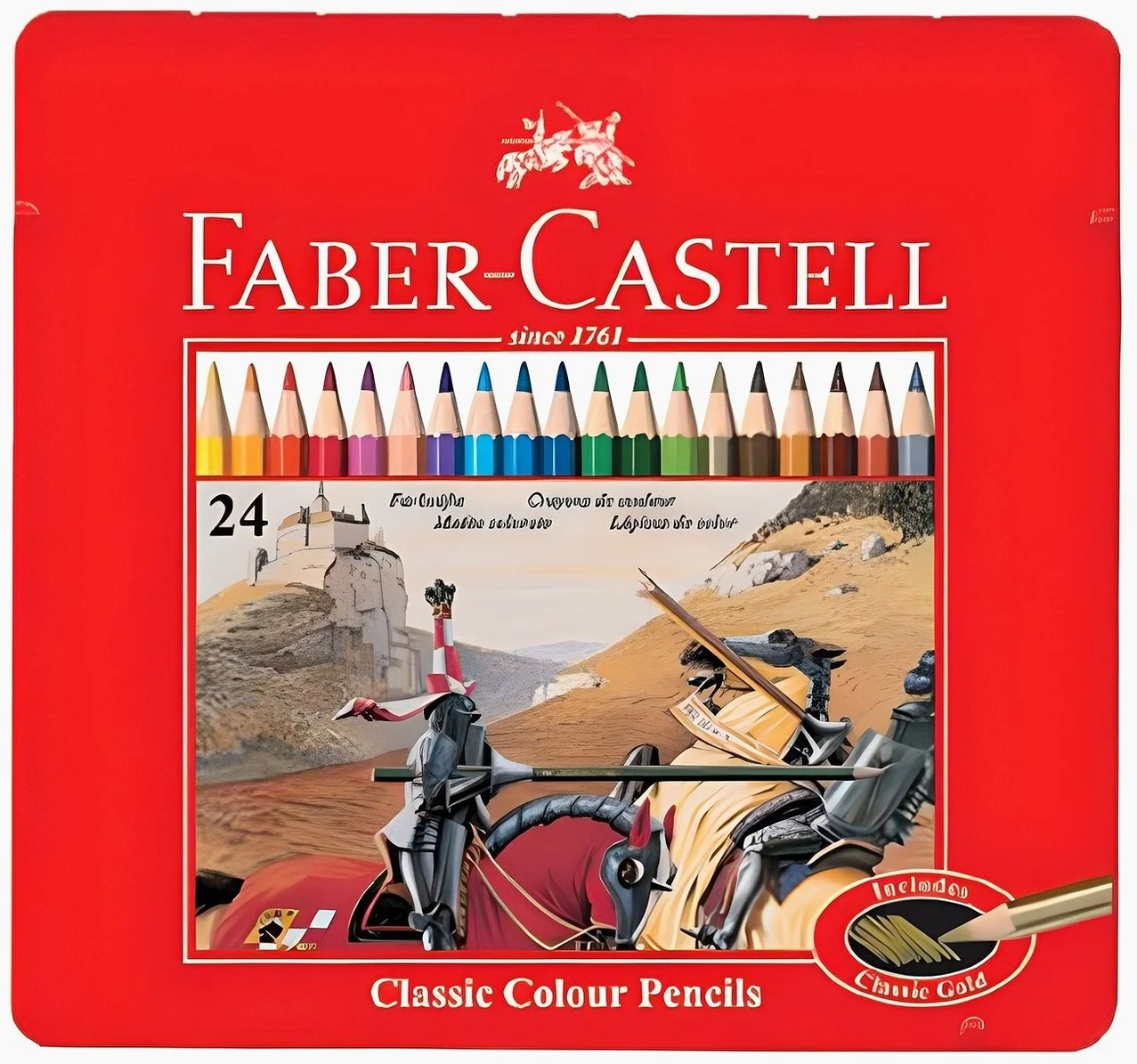 파버카스텔 일반 색연필 틴