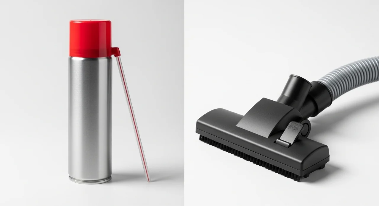 나에게 맞는 청소 도구 선택하기: 스프레이 vs 청소기