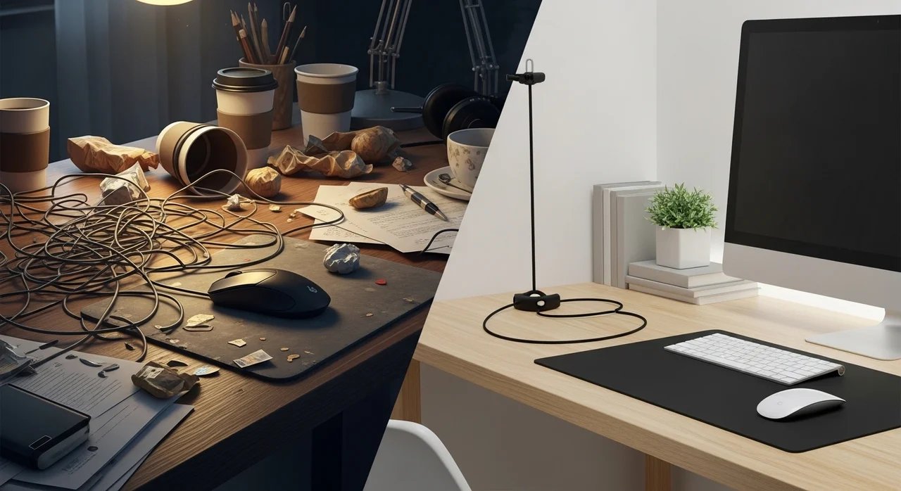 마우스 번지대 사용 전후, 무엇이 달라질까?