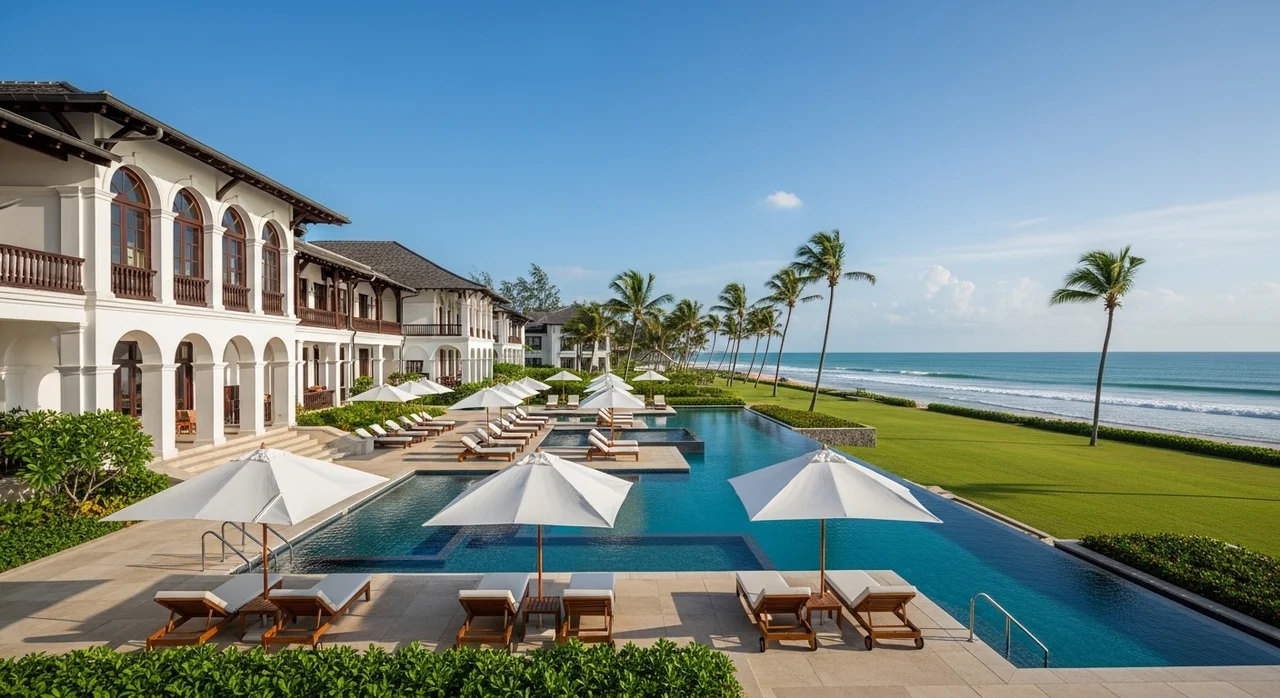 더아남 리조트: 잔디와 바다가 어우러진 클래식의 정수