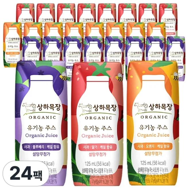 우리 아기 첫 주스 고민 끝! 상하목장 vs 요미요미 유기농 주스 3종 전격 비교