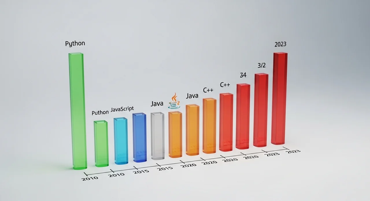 2026년 주요 코딩 언어 인기 순위 TOP 5