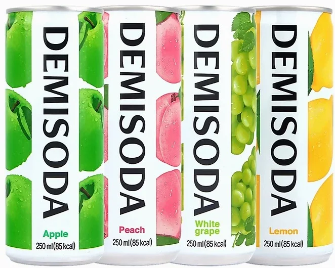 데미소다 애플 피치 청포도 레몬 4종 혼합 x 30캔