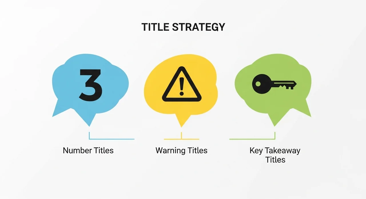 클릭률을 높이는 3가지 대표 제목 패턴