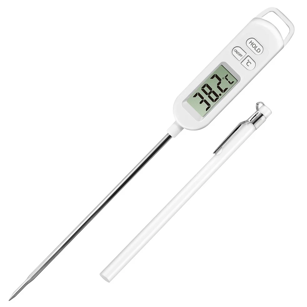 모잇 식품용 디지털 탐침 조리용온도계 (탐침 커버, 건전지 포함)