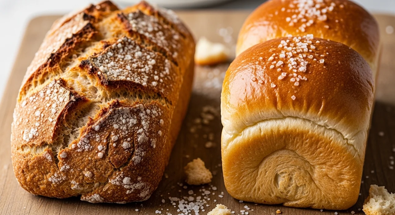 당신의 취향은? 하드형 vs 소프트형 소금빵 비교