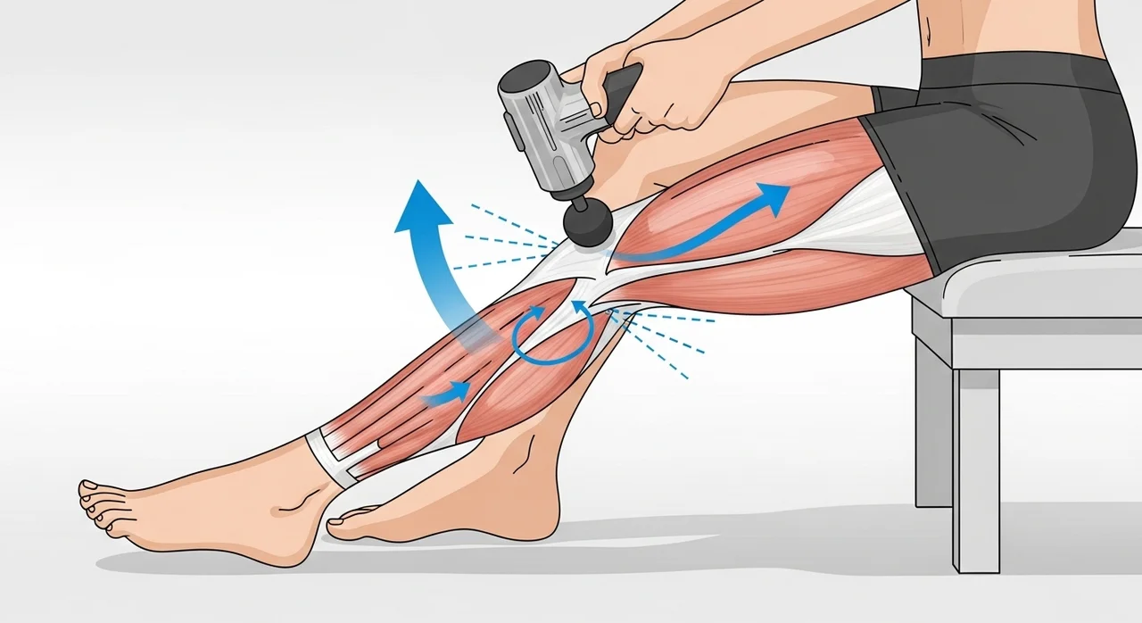 효과를 2배 높이는 올바른 마사지건 사용법