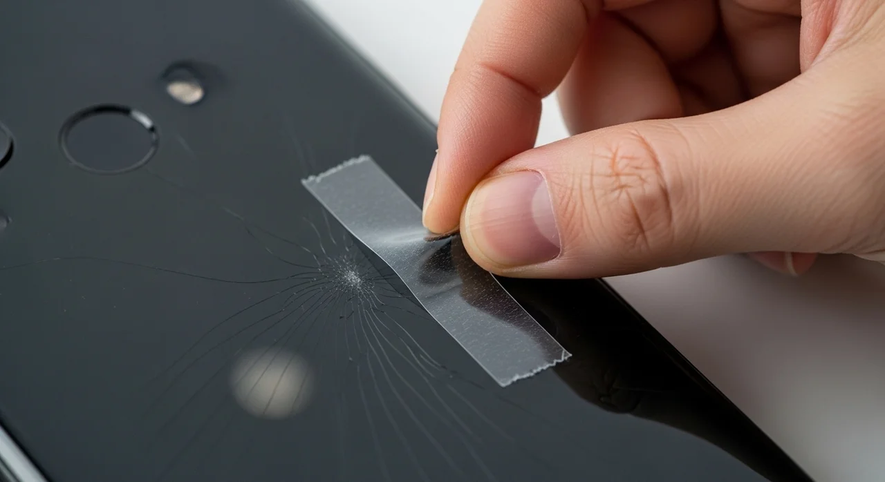 후면 유리 파손 시 주의사항 및 응급조치