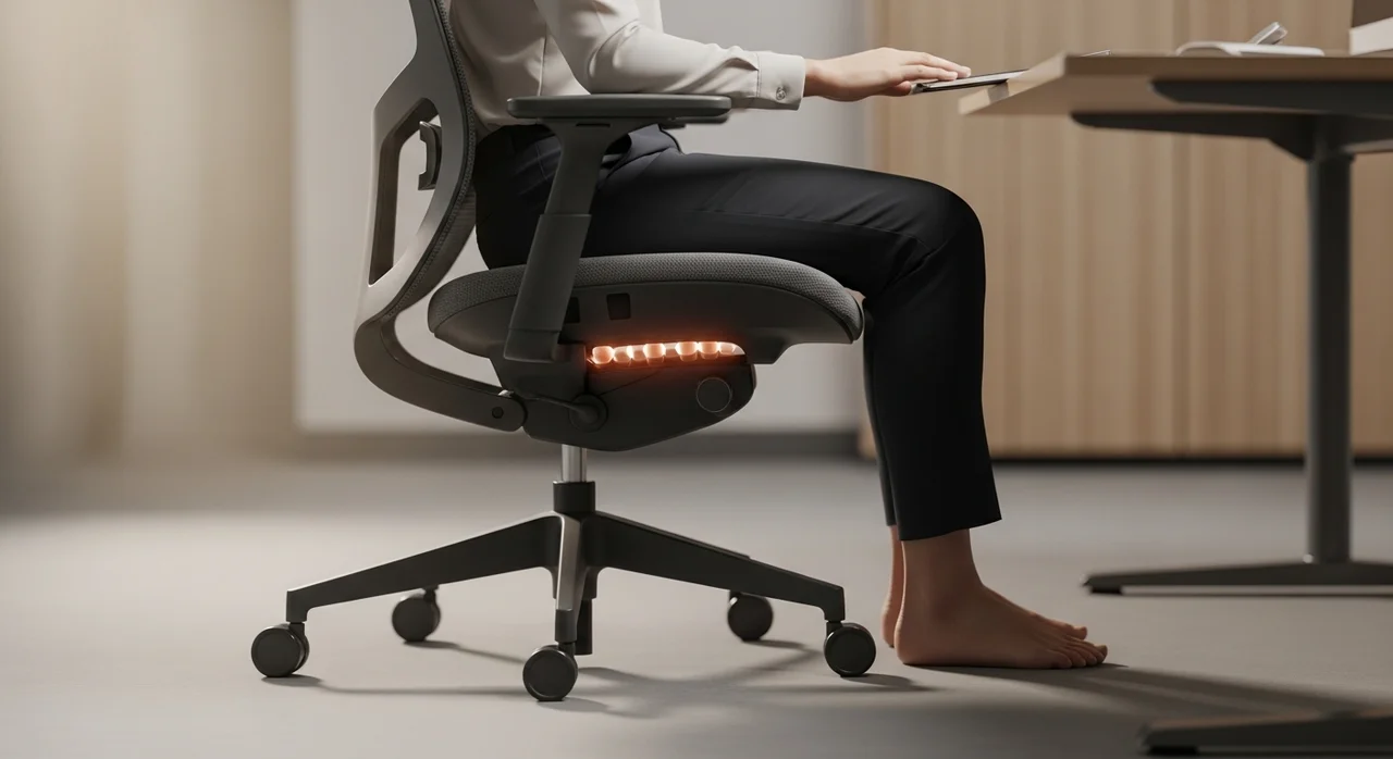 의자 좌판 깊이, 왜 허리 건강의 핵심일까요?