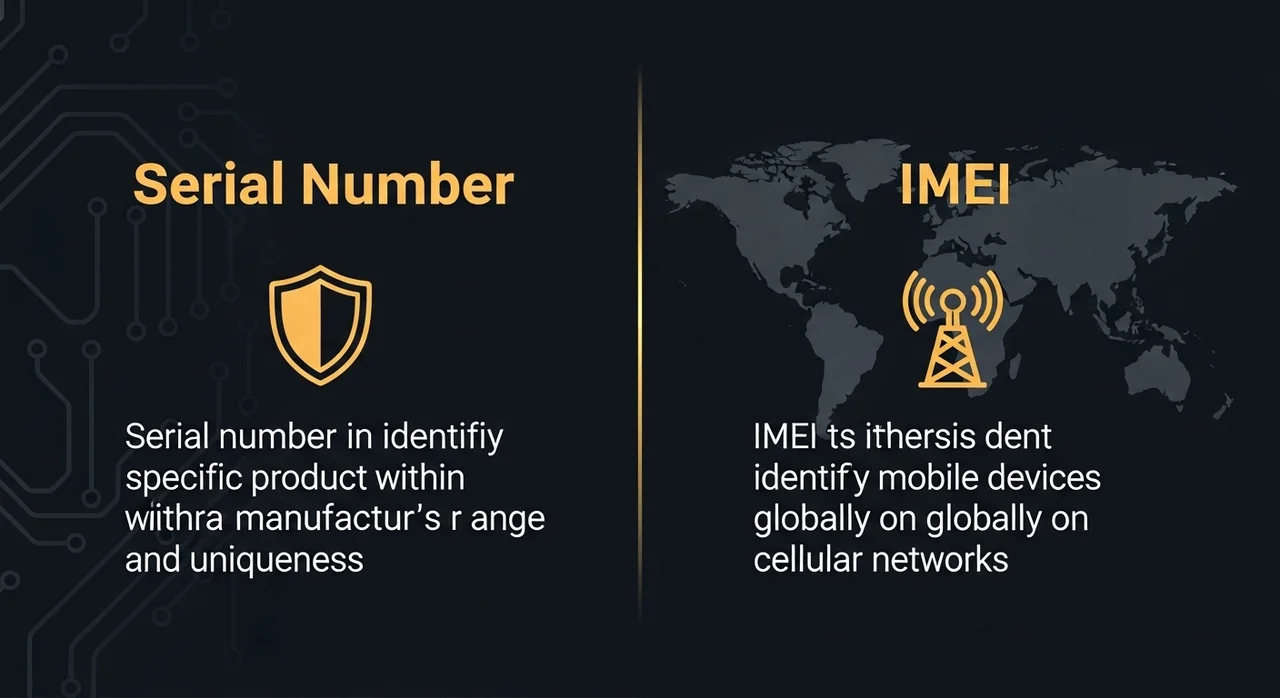 일련번호 vs IMEI, 무엇이 다른가요?