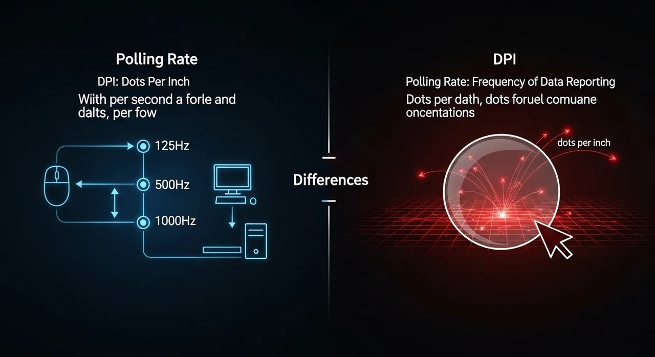 폴링레이트(Polling Rate) vs DPI, 무엇이 더 중요할까?