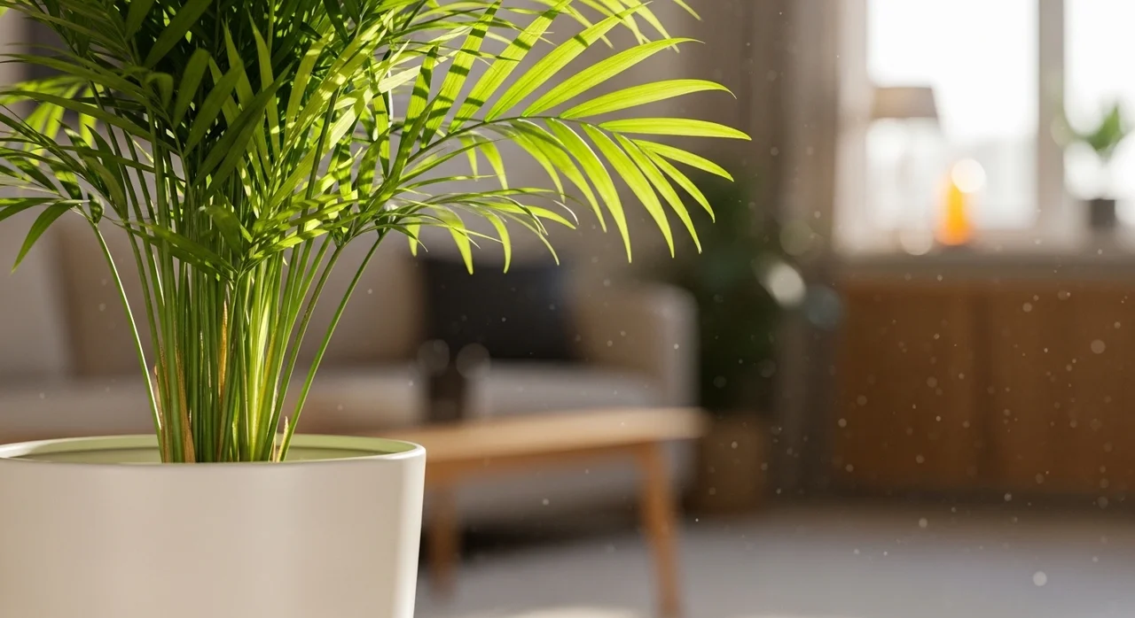 거실 분위기를 바꾸는 공기 정화 식물의 마법