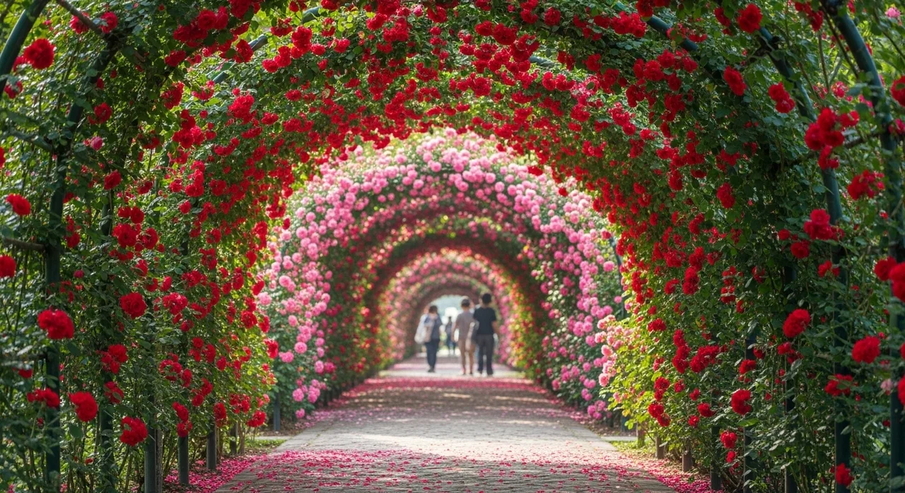 장미의 계절, 수도권에서 즐기는 붉은 향연