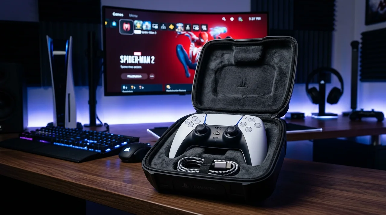 플스5 컨트롤러 파우치 내돈내산 후기! 듀얼센스 엣지 완벽 호환 케이스 추천