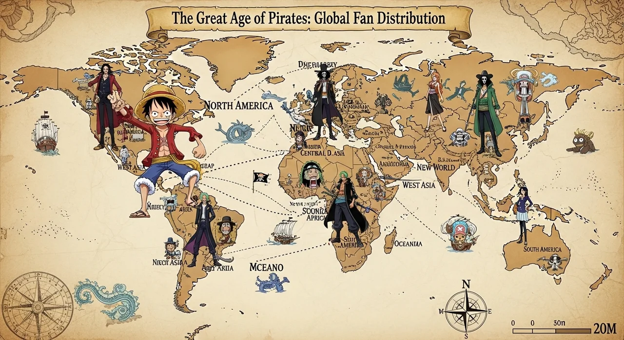 대륙별 인기 차이: 아시아 vs 북미