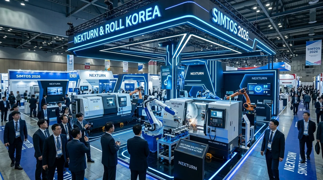 넥스턴앤롤코리아 SIMTOS 2026 CNC 자동선반 및 AI 로봇 기술 총정리