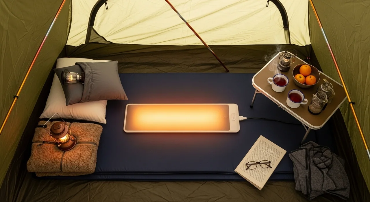 캠핑의 밤을 따뜻하고 안전하게 만드는 방법