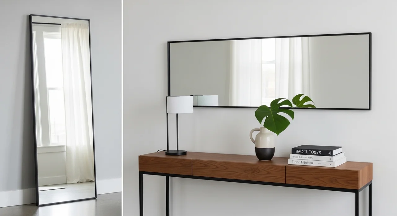 전신 거울 vs 벽걸이 거울, 우리 집에 맞는 선택은?