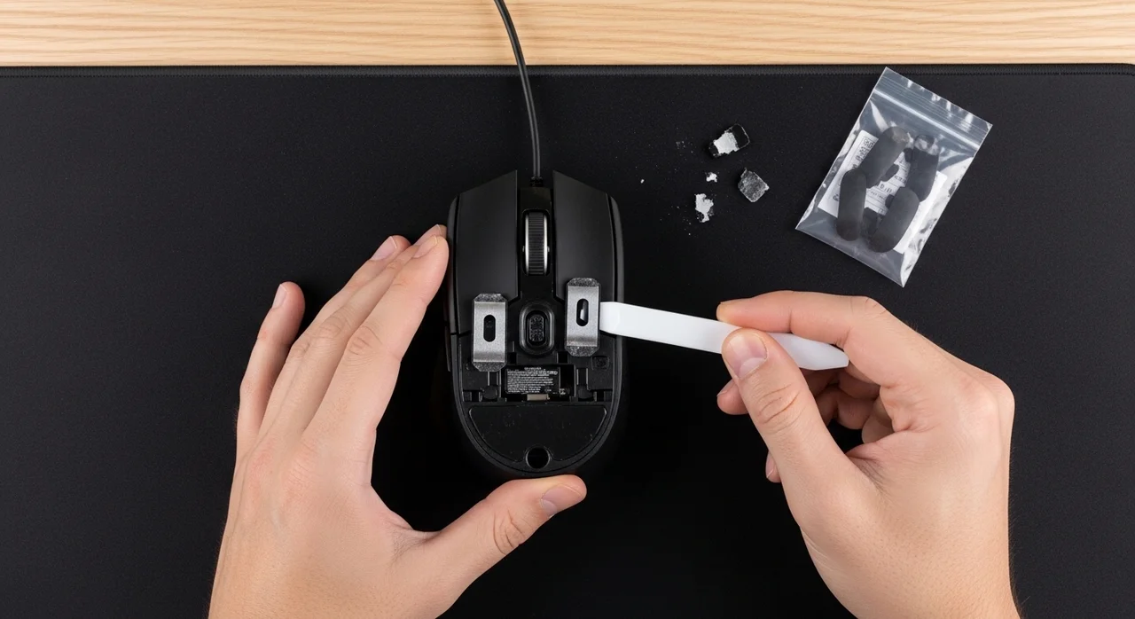 마우스가 예전처럼 부드럽지 않다면? 피트 교체가 답입니다