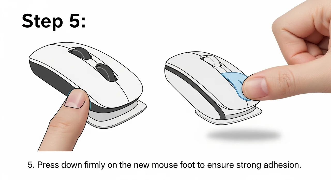 초보자도 따라 하는 마우스 피트 교체 4단계