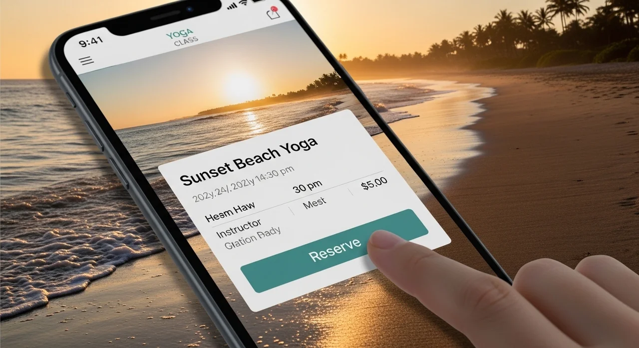망상·추암 요가 필라테스 신청 방법 4단계