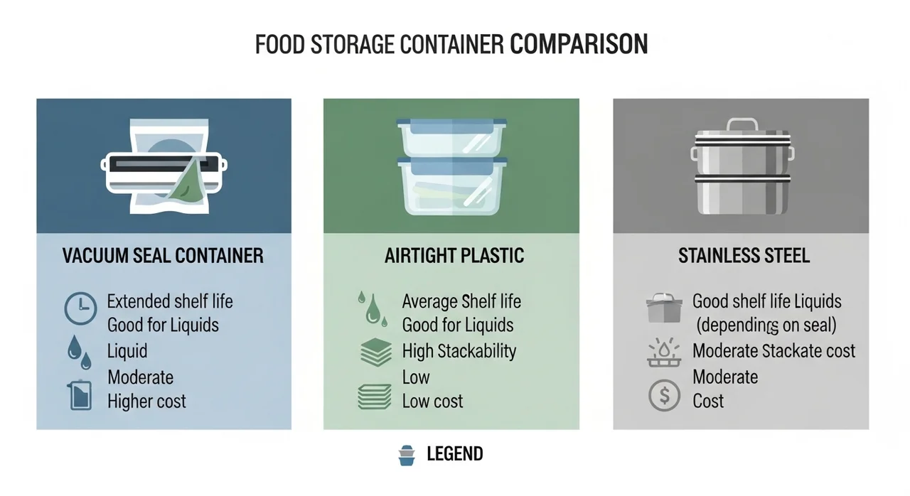 한눈에 비교하는 보관 용기 유형별 특징