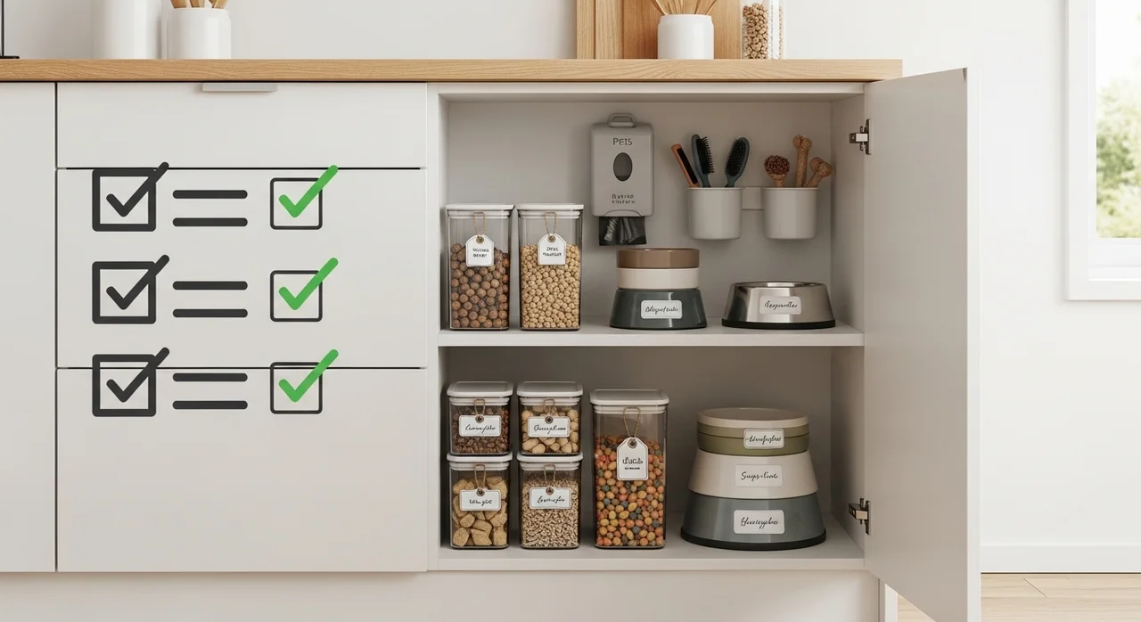 사료 보관 용기 선택 시 체크리스트