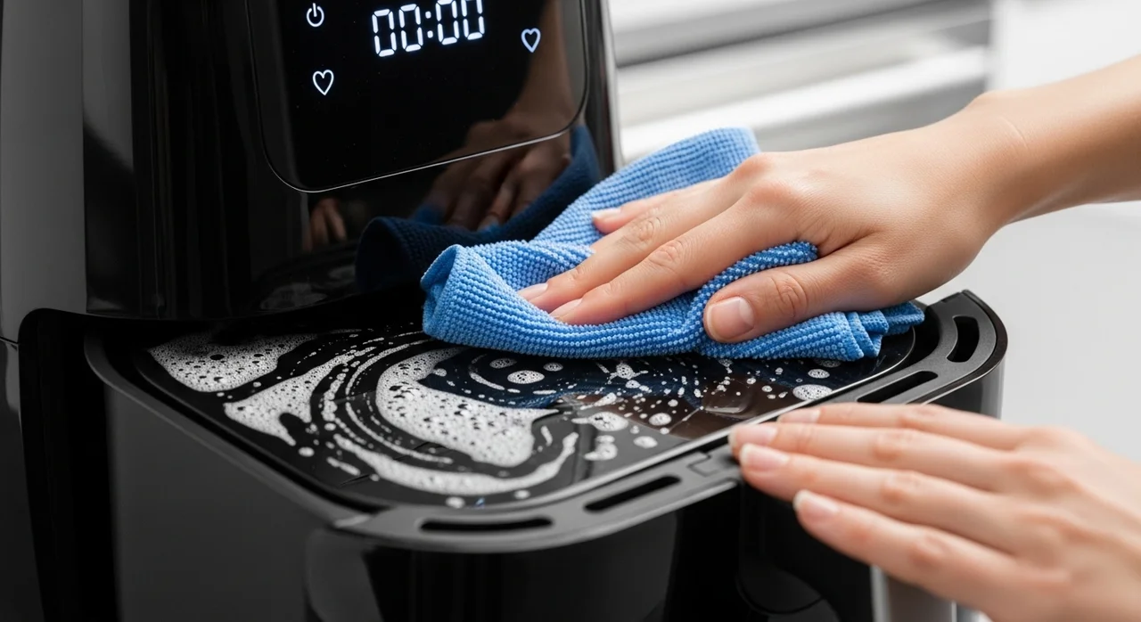 청소 스트레스 날리는 에어프라이어 관리 핵심 요약