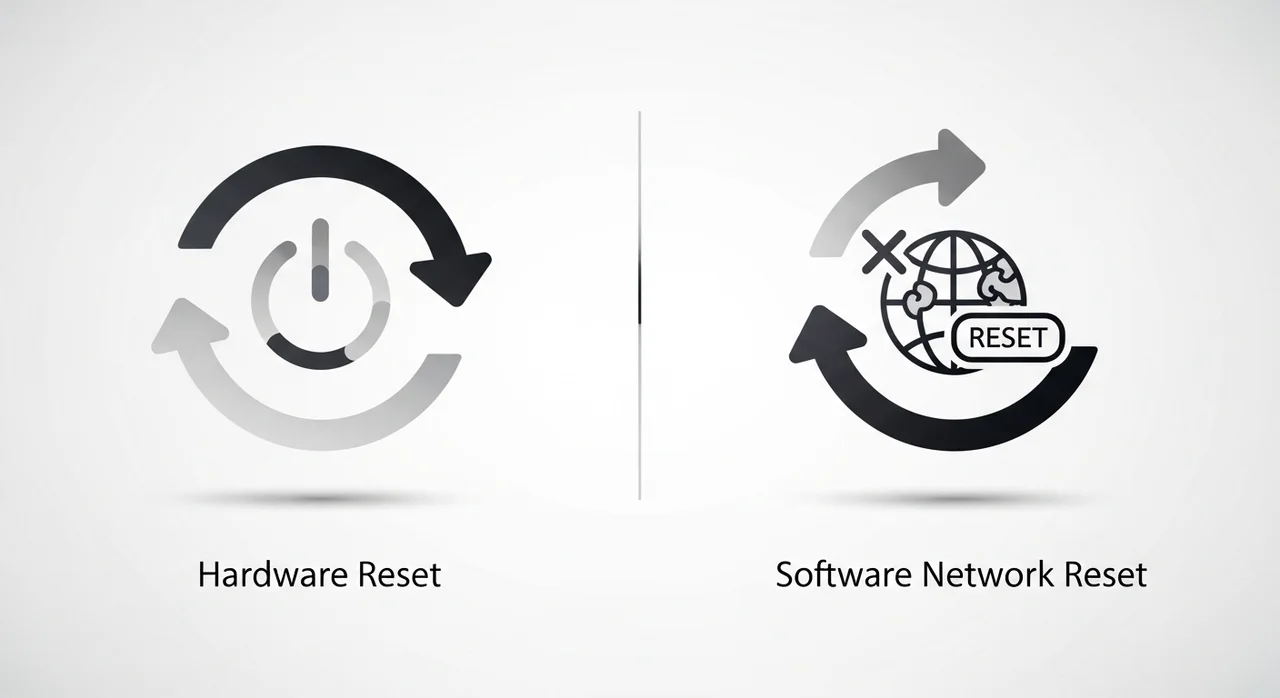 소프트웨어 리셋 vs 네트워크 초기화, 무엇이 다를까?