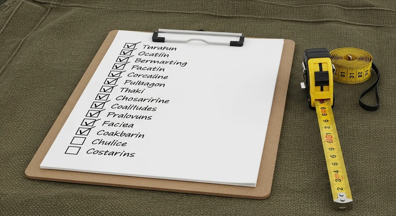 수선 전 꼭 챙겨야 할 준비물 체크리스트