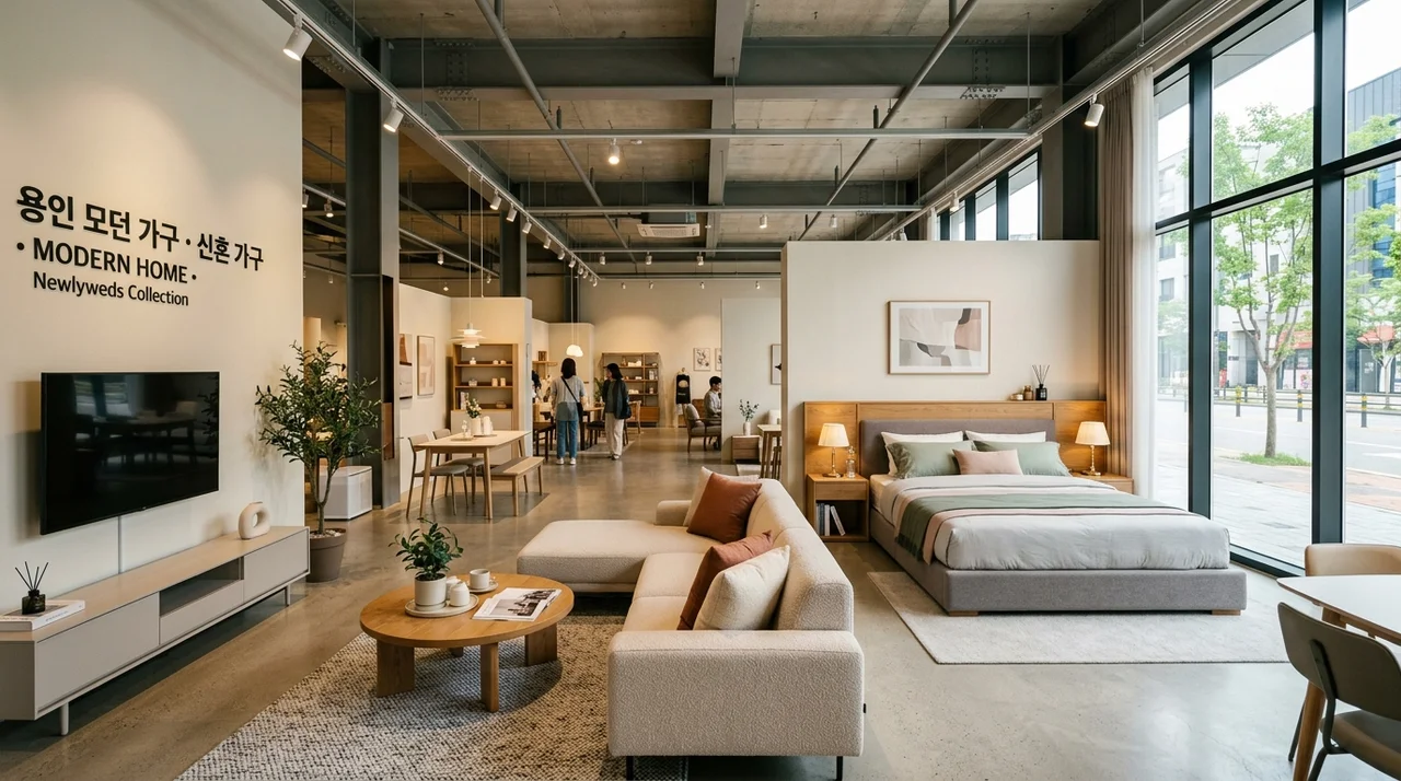 용인가구단지 신혼 가구 트렌드 쇼: 2026 예비부부 필수 가이드