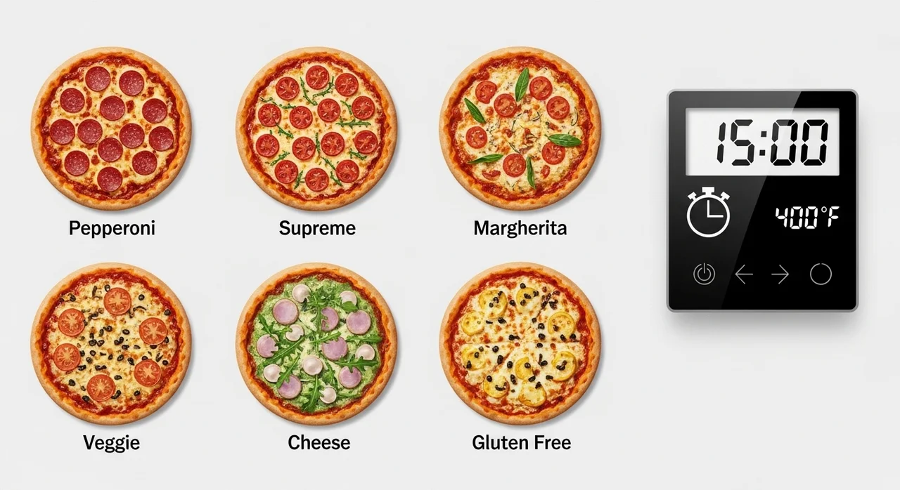 브랜드별/종류별 최적의 조리 시간표