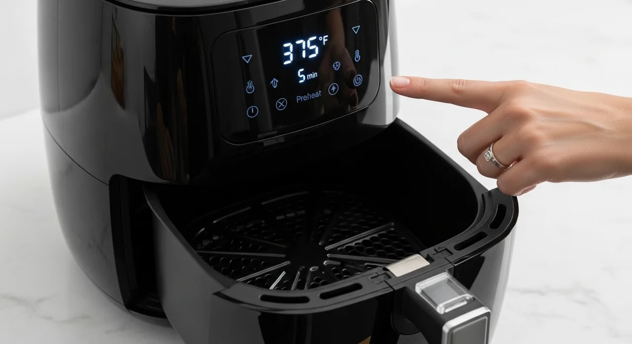 실패 없는 에어프라이어 피자 조리 4단계