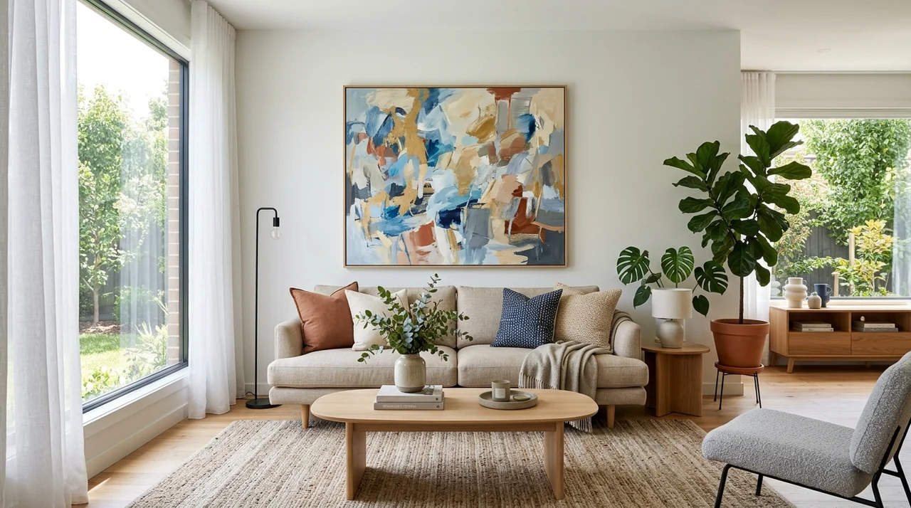 거실 인테리어 액자 위치 선정 팁, 실패 없는 벽꾸미기 황금비율