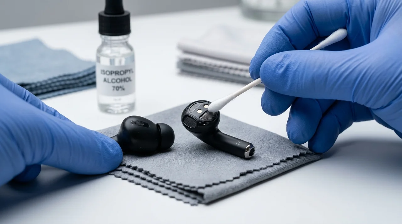 이어폰 소독 및 관리 팁: 외이도염 예방하는 올바른 청소법
