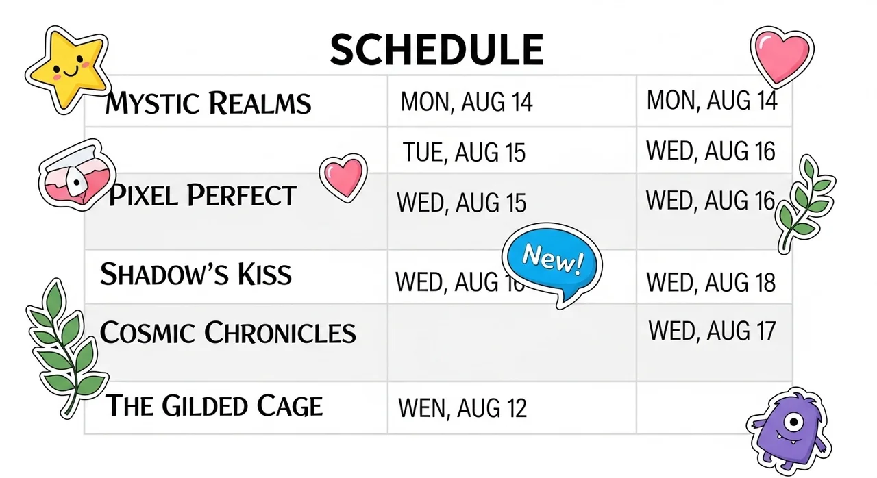 2026년 상반기 화제작 외전 연재 일정 요약