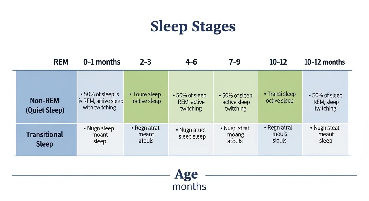 아기 월령별 수면 발달 특징과 권장 단계