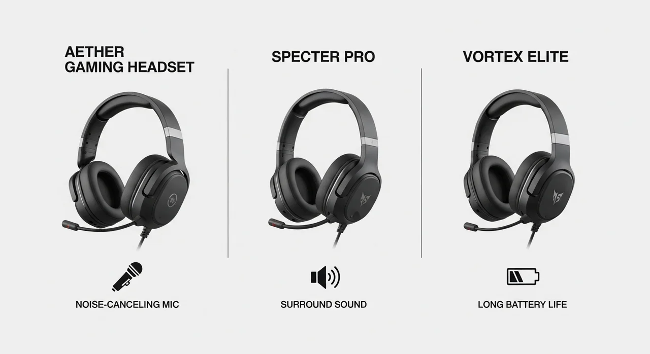 가성비 게이밍 헤드셋 핵심 모델 3종 비교