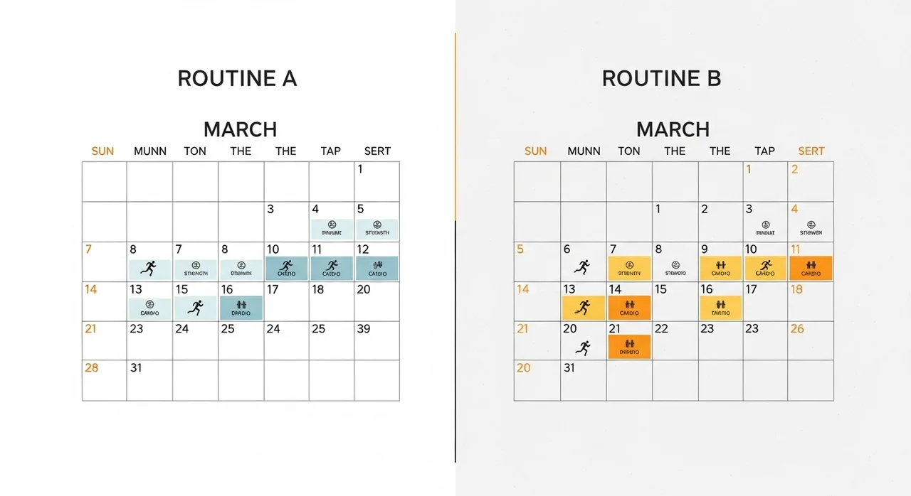 2분할 vs 3분할 루틴, 나에게 맞는 선택은?